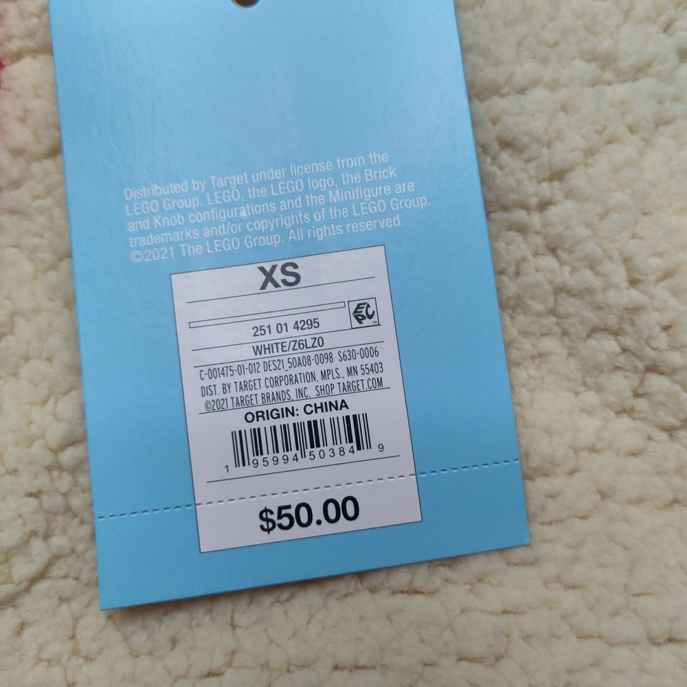 LEGO X Target Women XS Sherpa Full-Zip Faux Fur Jacket NEW - Picture 4 of 11